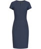 Damen-Etuikleid RF Premiu mikrodessin blau 
