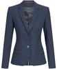 Damen-Blazer SF Premium mikrodessin blau 