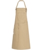 Latzschürze Canvas 77x95 beige 