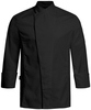Kochjacke Satinstr. RF schwarz  