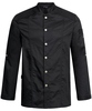 H-Kochjacke Bikerstyle RF schwarz  