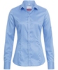 Damen-Bluse 1/1 SF Premiu mittelblau 
