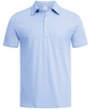 Herren-Poloshirt RF light blue denim 