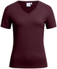D-Shirt V-Neck 1/2 RF burgund 