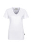HAKRO Damen V-Shirt Classic Weiss 