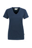 HAKRO Damen V-Shirt Classic marine 