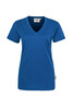 HAKRO Damen V-Shirt Classic royalblau 