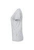 HAKRO Damen V-Shirt Classic ash meliert 