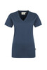 HAKRO Damen V-Shirt Classic jeansblau 
