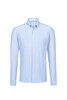 HAKRO Hemd Natural Stretch Regular ozeanblau 
