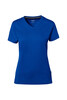 HAKRO Cotton Tec Damen V-Shirt royalblau 