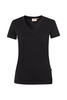 HAKRO Damen V-Shirt Stretch schwarz 