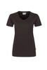 HAKRO Damen V-Shirt Mikralinar® schokolade 