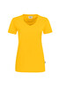HAKRO Damen V-Shirt Mikralinar® sonne 