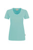 HAKRO Damen V-Shirt Mikralinar® eisgrün 