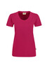 HAKRO Damen V-Shirt Mikralinar® magenta 