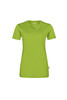 HAKRO Damen V-Shirt COOLMAX® kiwi 