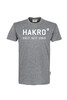 HAKRO T-Shirt Logo grau meliert 