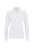 HAKRO Damen Longsleeve-Poloshirt Mikralinar® Weiss 
