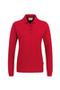 HAKRO Damen Longsleeve-Poloshirt Mikralinar® rot 