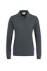 HAKRO Damen Longsleeve-Poloshirt Mikralinar® anthrazit 