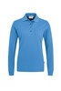 HAKRO Damen Longsleeve-Poloshirt Mikralinar® malibublau 