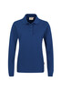 HAKRO Damen Longsleeve-Poloshirt Mikralinar® ultramarinblau 