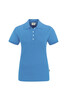 HAKRO Damen Poloshirt Stretch malibublau 