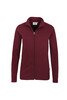 HAKRO Damen Interlockjacke weinrot 