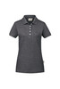 HAKRO Damen Poloshirt Bio-Baumwolle GOTS anthrazit meliert 