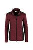 HAKRO Damen Strickfleecejacke Churchill weinrot meliert 