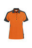 HAKRO Damen Poloshirt Contrast Mikralinar® orange 