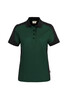 HAKRO Damen Poloshirt Contrast Mikralinar® tanne 