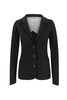 HAKRO Damen Sweatblazer Premium schwarz 