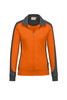 HAKRO Damen Sweatjacke Contrast Mikralinar® orange 
