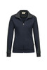 HAKRO Damen Sweatjacke Contrast Mikralinar® tinte 