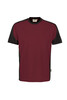 HAKRO T-Shirt Contrast Mikralinar® weinrot 