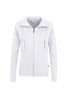 HAKRO Damen Sweatjacke Premium Weiss 