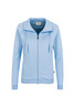 HAKRO Damen Sweatjacke Premium eisblau 