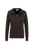 HAKRO Damen Sweatjacke Premium schokolade 