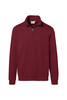 HAKRO Zip-Sweatshirt Premium weinrot 