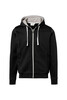 HAKRO Kapuzenjacke Bonded schwarz 