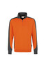 HAKRO Zip-Sweatshirt Contrast Mikralinar® orange 