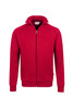HAKRO Sweatjacke Premium rot 