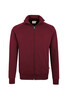 HAKRO Sweatjacke Premium weinrot 