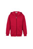 HAKRO Kinder Kapuzen-Sweatjacke Premium rot 