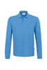 HAKRO Longsleeve-Poloshirt Mikralinar® malibublau 