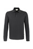HAKRO Longsleeve-Poloshirt Mikralinar® karbongrau 