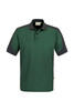 HAKRO Poloshirt Contrast Mikralinar® tanne 