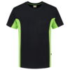 Tricorp T-Shirt Bicolor Brusttasche Black-Lime 